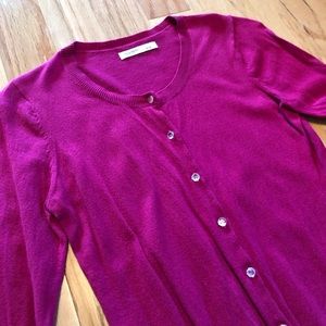 Hot Pink Bling Button Cardigan - Small - Old Navy